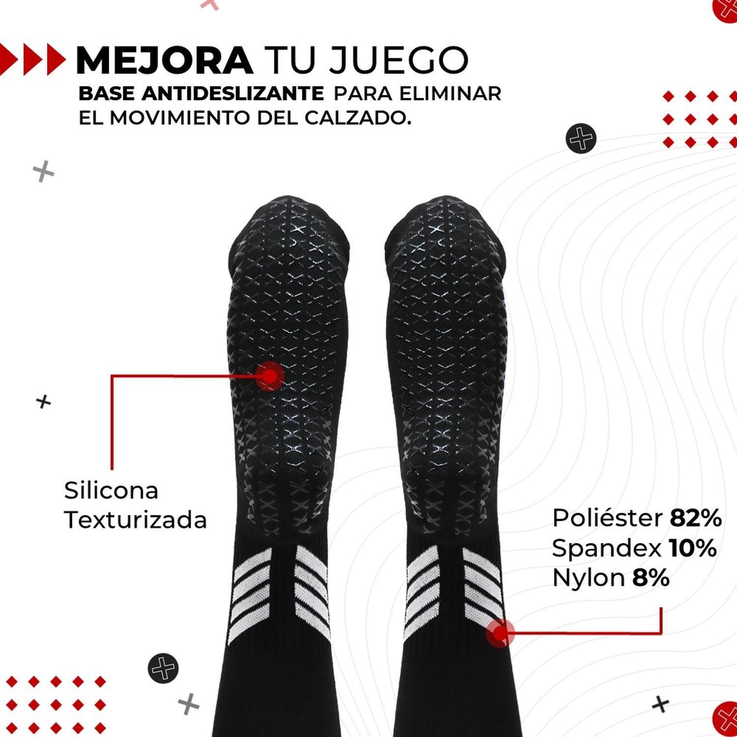 Medias Futbol Deportivas Niños Antideslizantes Fitnics Set 2-2