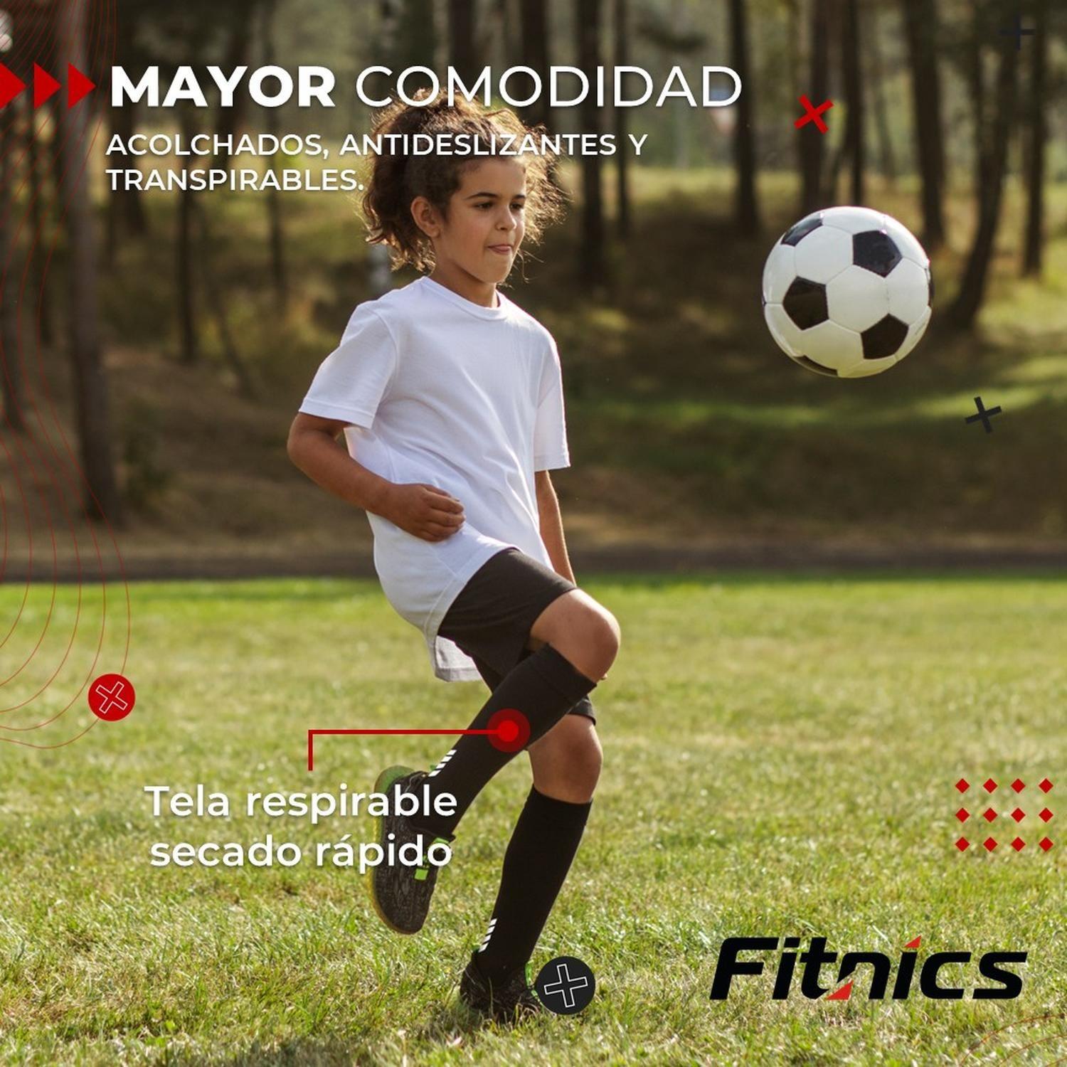 Medias Futbol Deportivas Niños Antideslizantes Fitnics Set 2-5