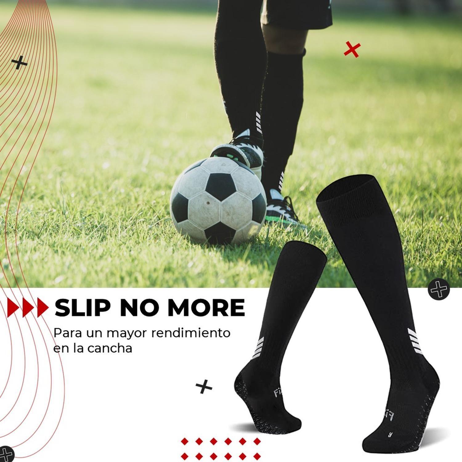 Medias Futbol Deportivas Niños Antideslizantes Fitnics Set 2-6