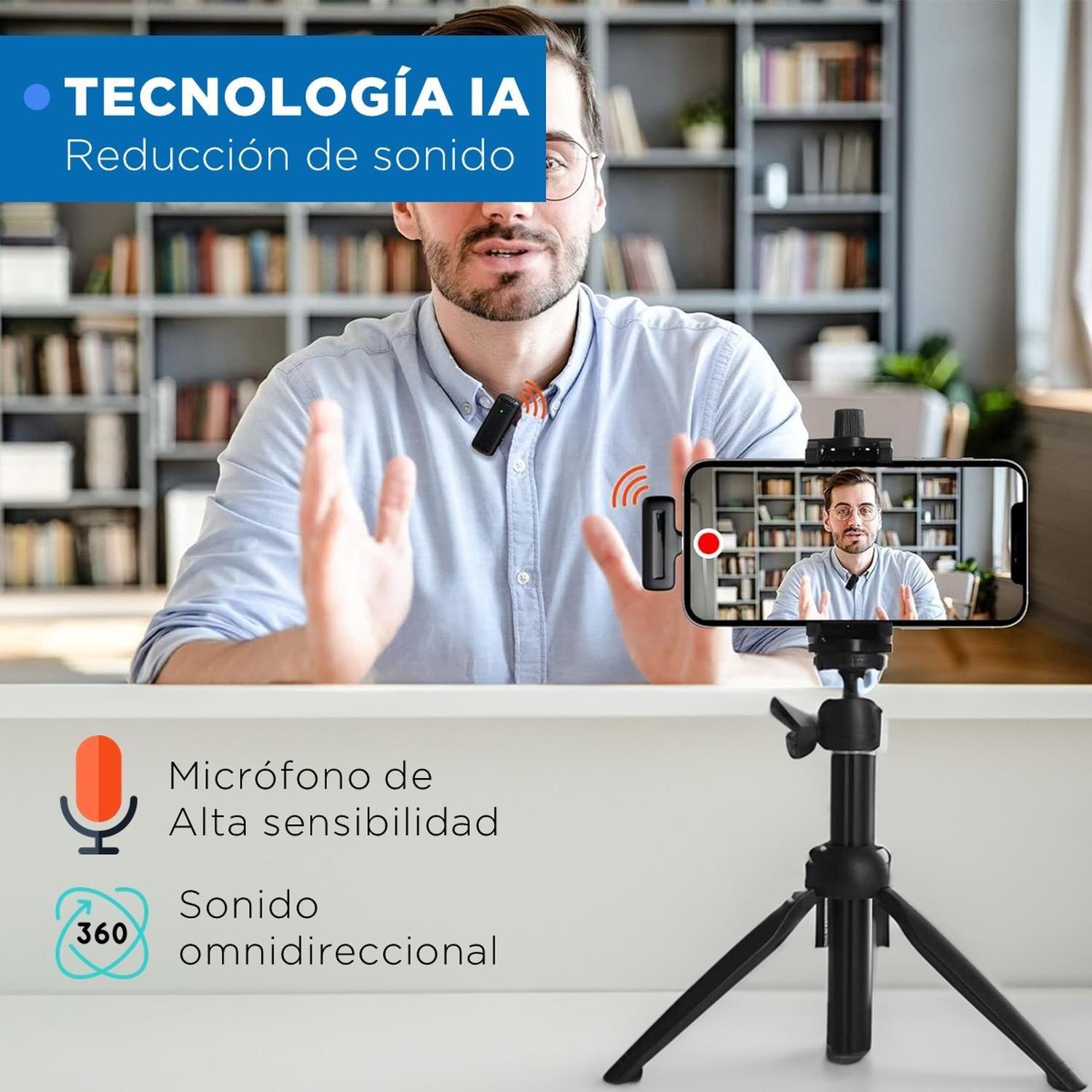 Microfono Inalambrico Solapa Lavalier Linkon PRO + Estuche-6