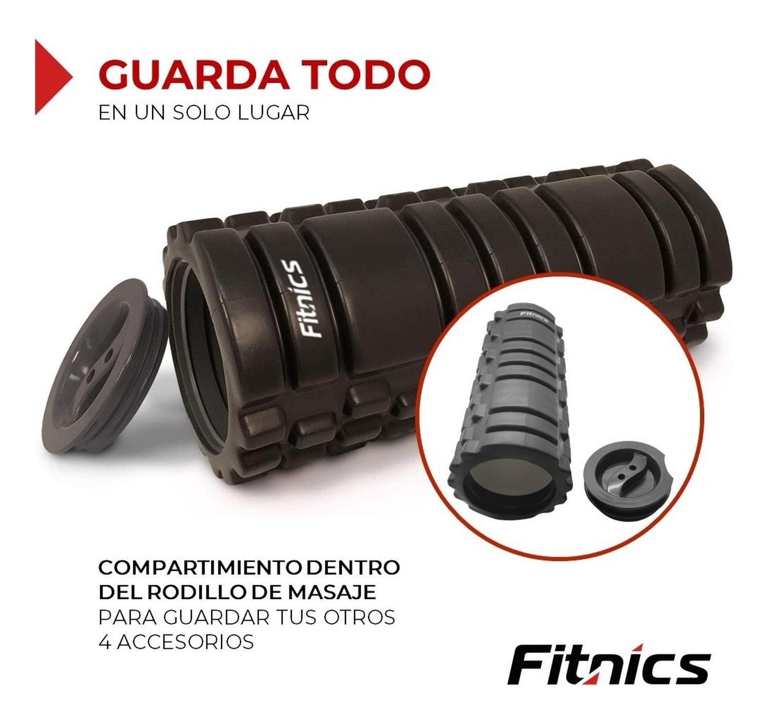 Rodillo +Set Completo Elongacion Masaje Fitnics Roller Foam-7