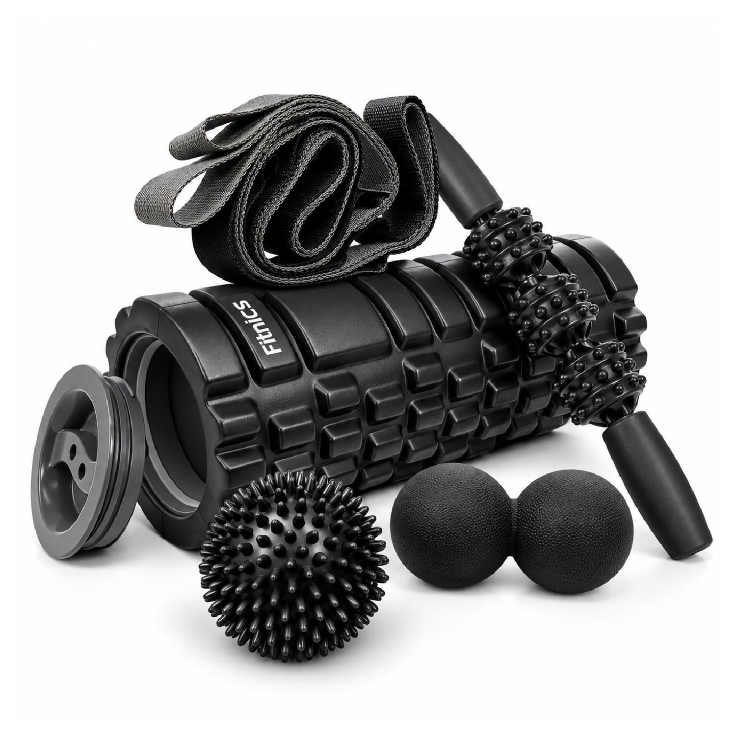 Rodillo +Set Completo Elongacion Masaje Fitnics Roller Foam-0