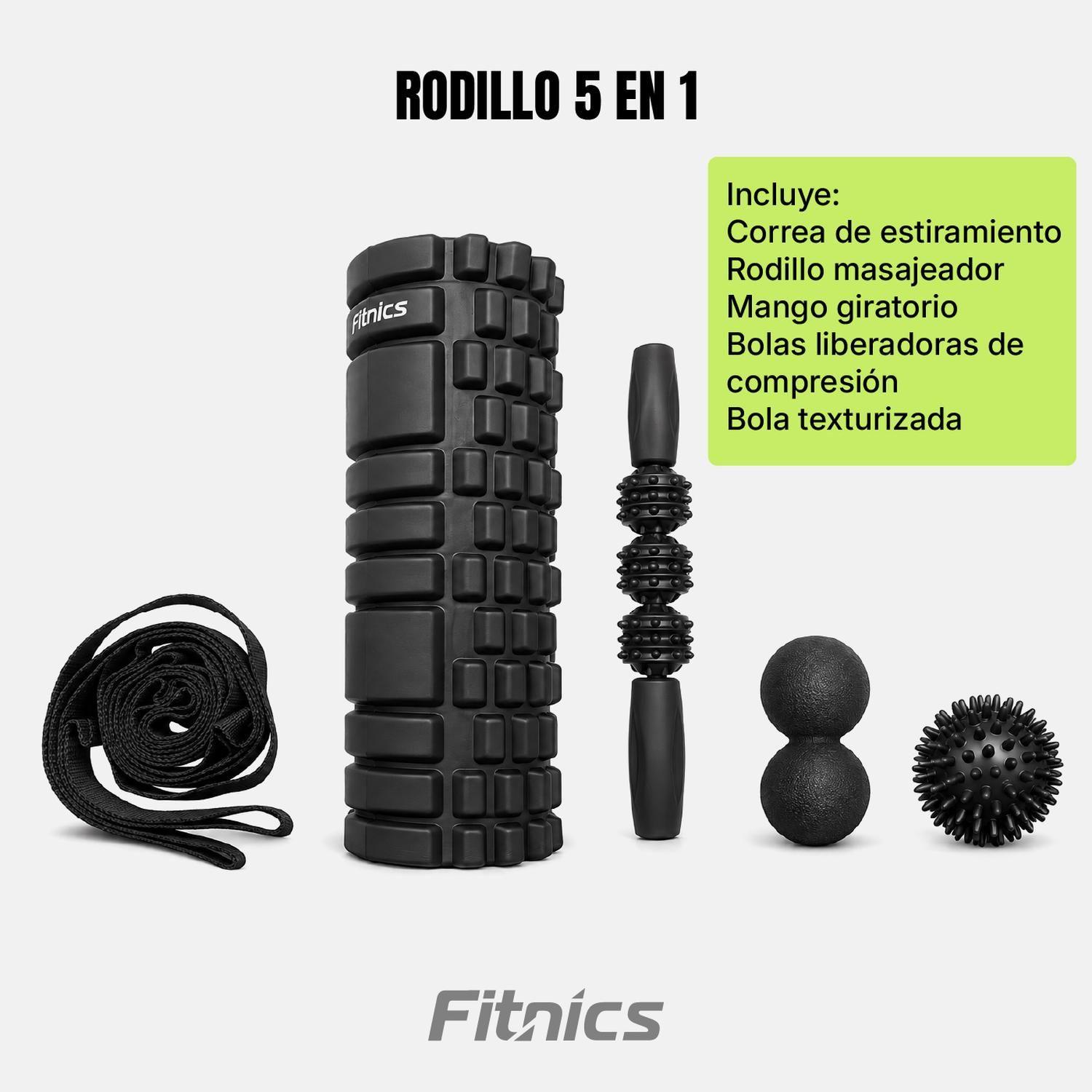Rodillo +Set Completo Elongacion Masaje Fitnics Roller Foam-3