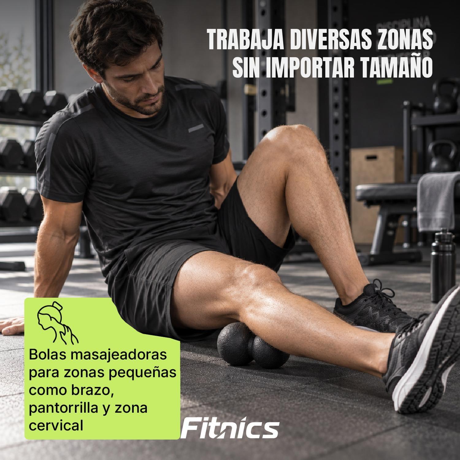 Rodillo +Set Completo Elongacion Masaje Fitnics Roller Foam-6