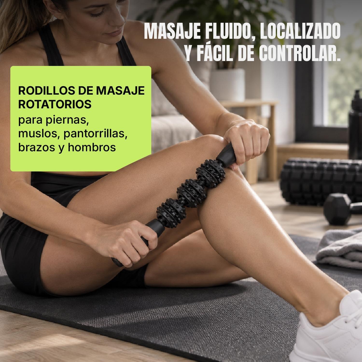 Rodillo +Set Completo Elongacion Masaje Fitnics Roller Foam-8