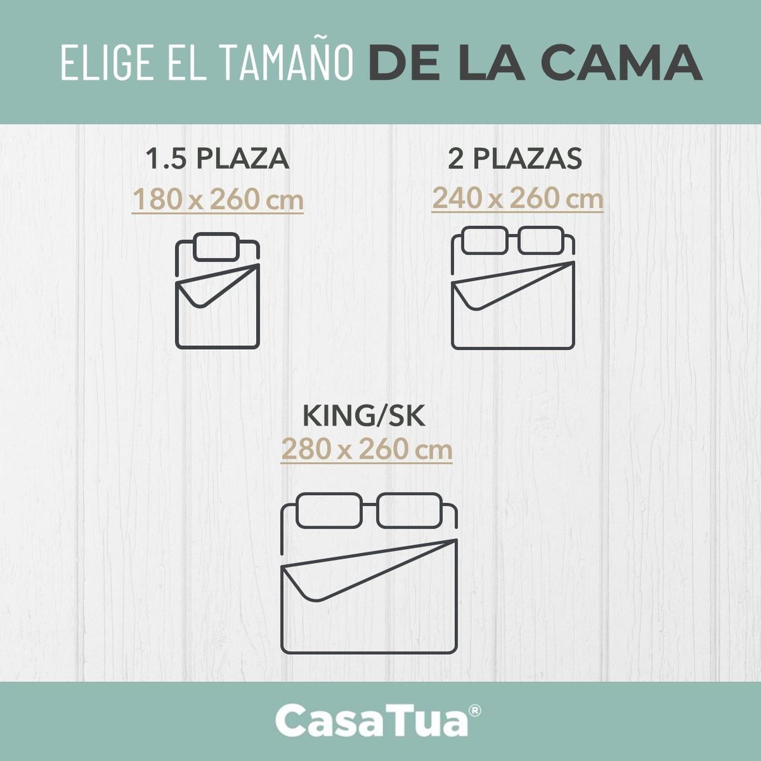 Cubrecama Quilt Reversible + fundas Almohada King/Super King-5