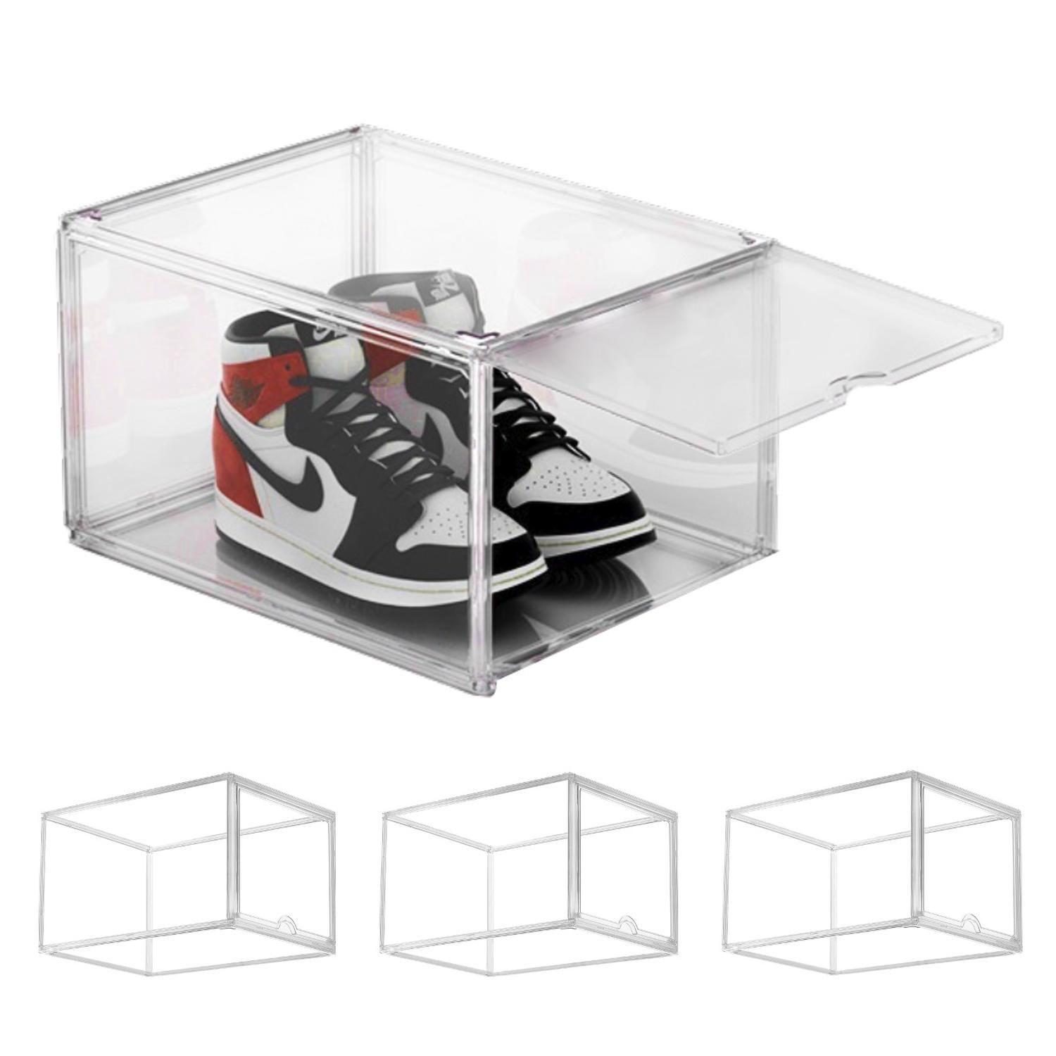Caja Organizadora Zapatos Premium Banhaus Apilable Set x 4-0