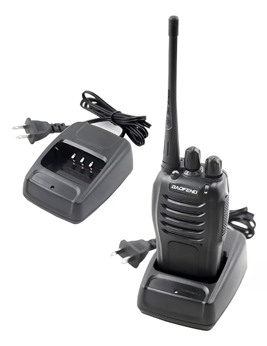 Pack 2 Radios Transmisor Walkie Talkie Baofeng 888s Color Negro Bandas De Frecuencia 400-470 Mhz-3
