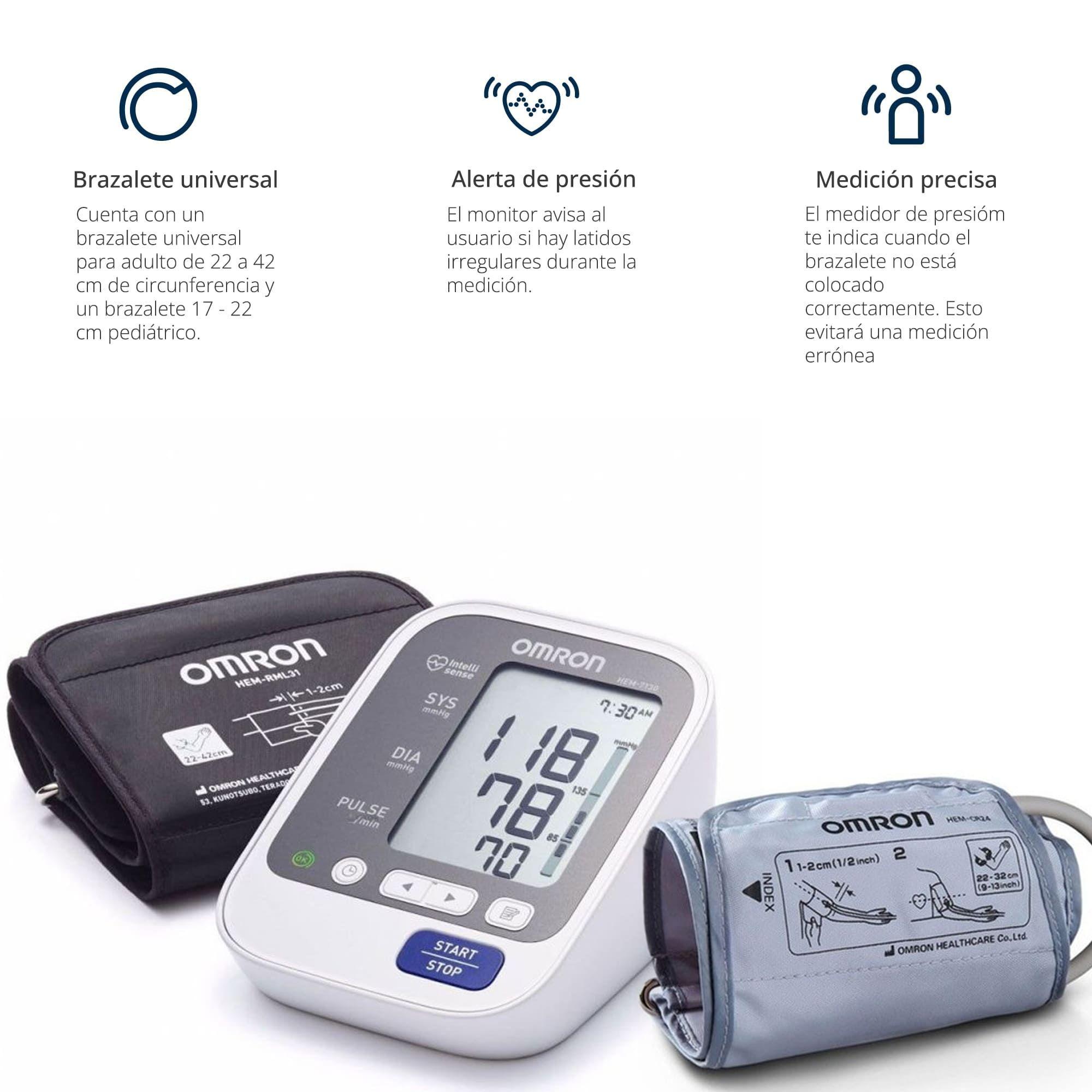 Toma Presión Digital Brazo Omron 7130 Para Adultos Y Niños-3