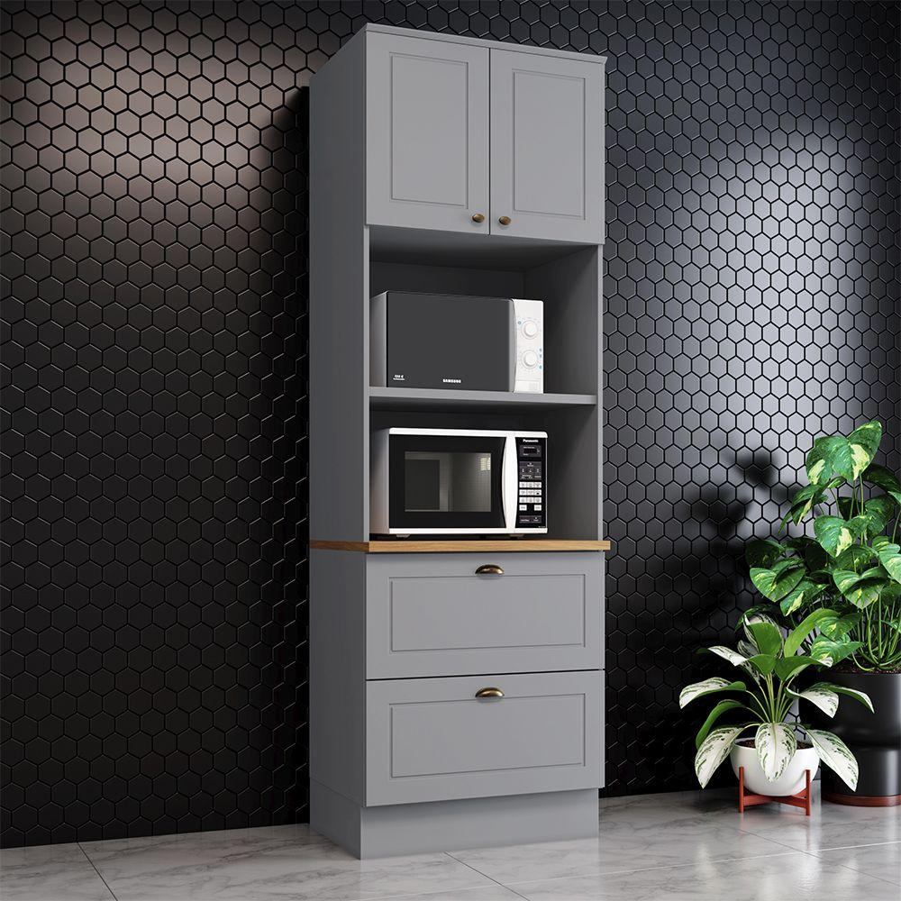 MÓDULO COCINA 2 PUERTAS 2 CAJONES GRIS NATUE-4