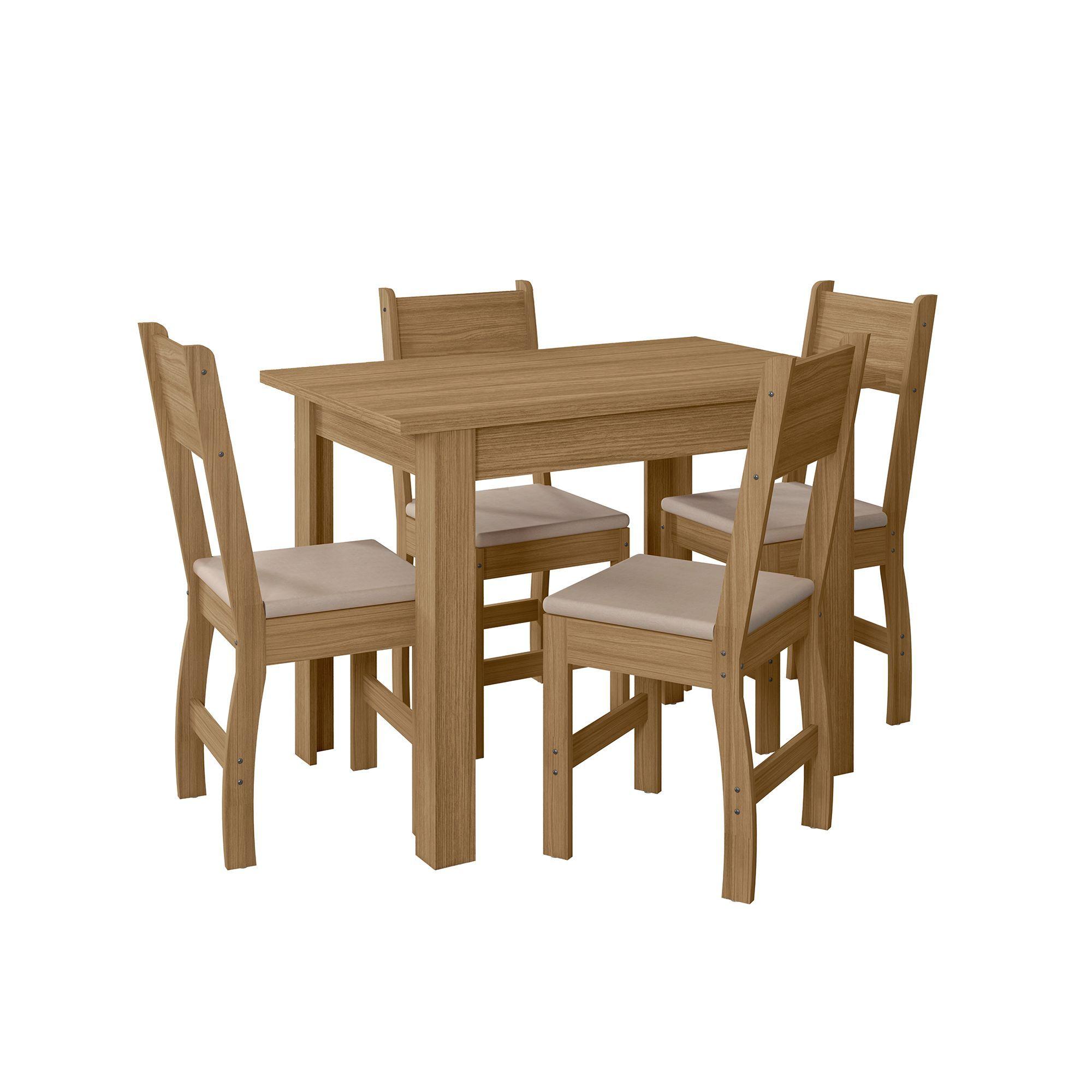 JUEGO DE COMEDOR BELLAGIO 4 SILLAS-0