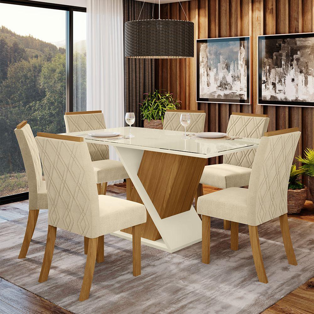 JUEGO DE COMEDOR 6 SILLAS HOME MOBILI REAL-3