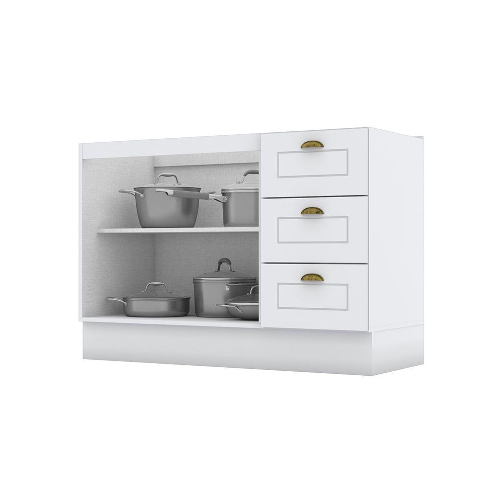 MUEBLE COCINA 2 PUERTAS 3 CAJONES NATUE BLANCO-2