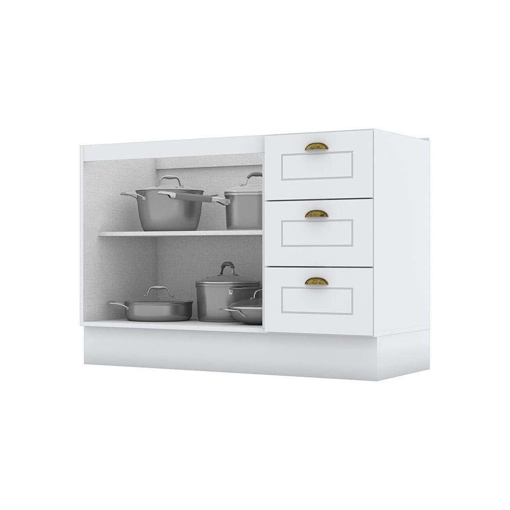 MUEBLE COCINA 2 PUERTAS 3 CAJONES NATUE BLANCO-2