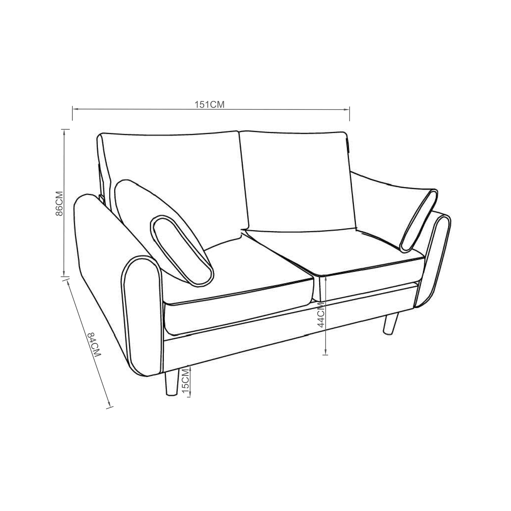 SOFA 2 CUERPOS JSS-4260 DENVER2 TOSTADO-4