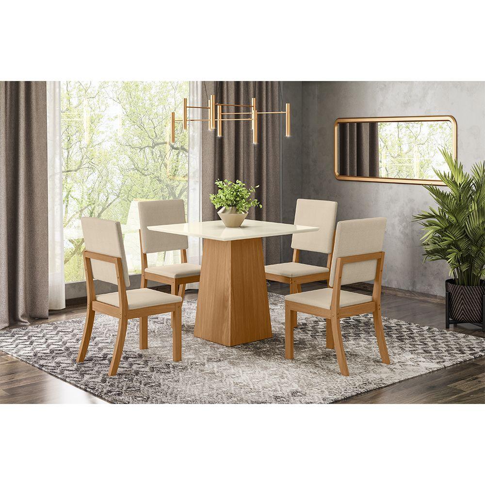 JUEGO DE COMEDOR 4 SILLAS HOME MOBILI BELI-3