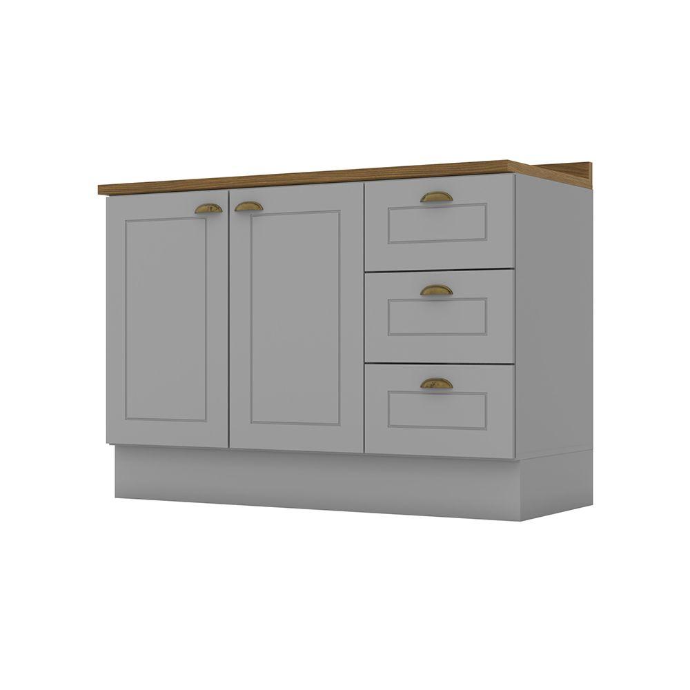 MODULO COCINA 2 PUERTAS + 3 CAJONES GRIS NATUE-0