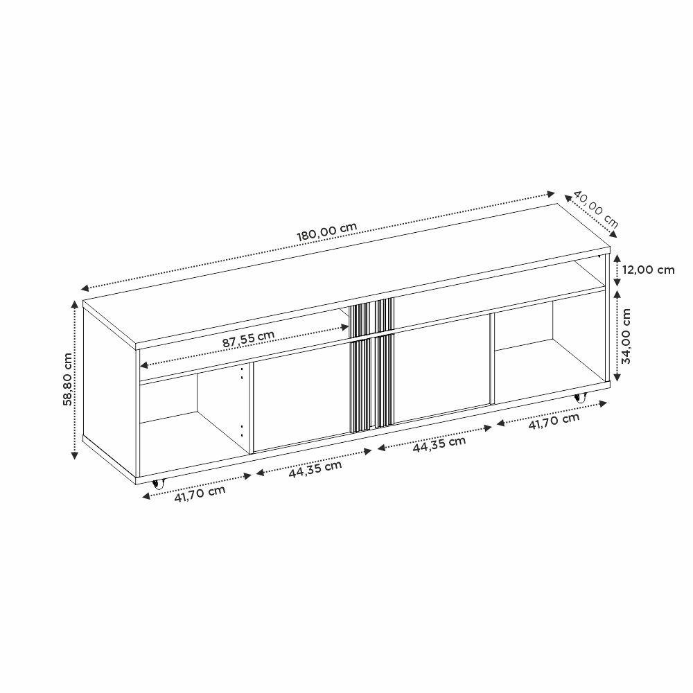 RACK TV 70' 2P CASE-5