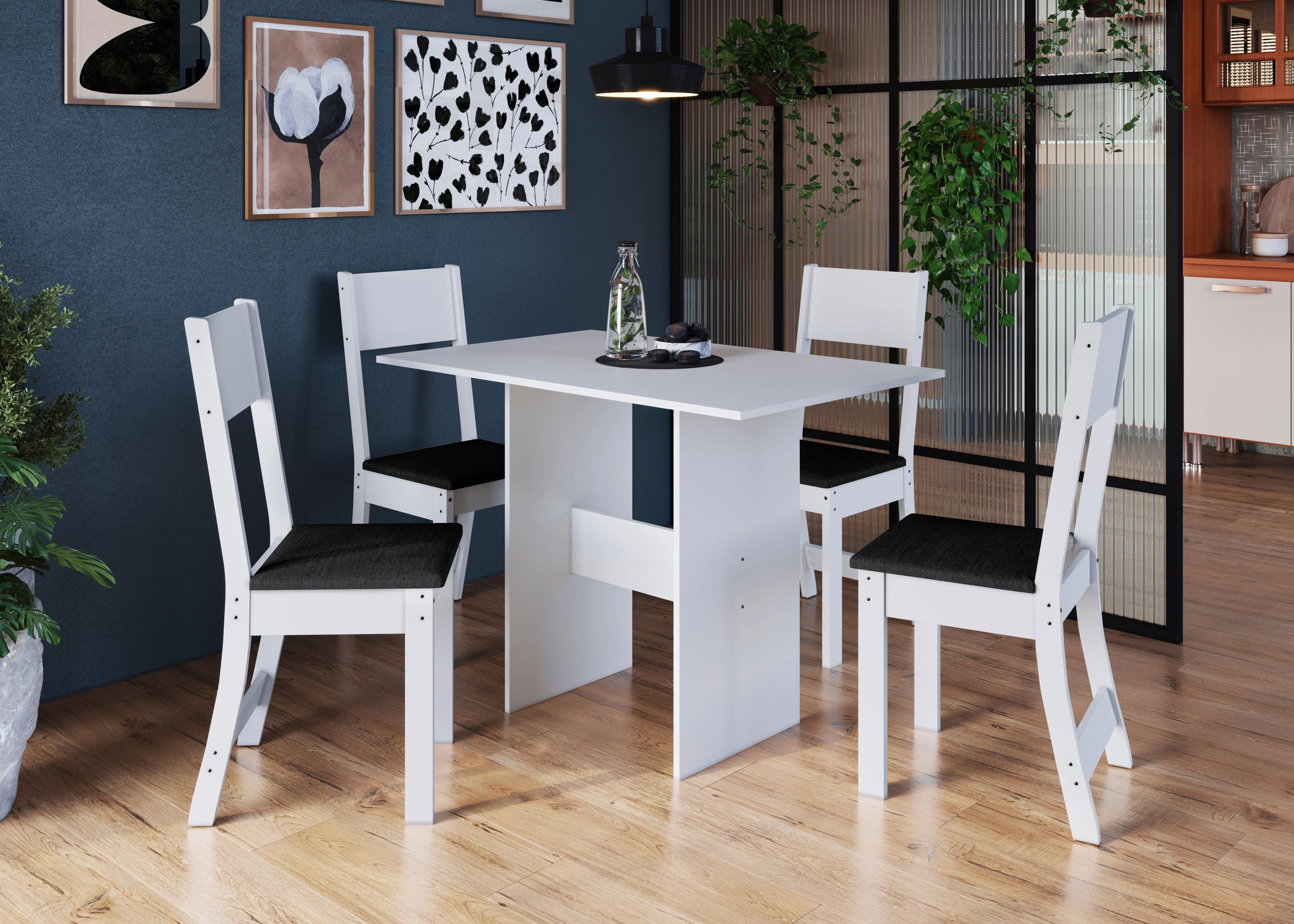 JUEGO DE COMEDOR 4 SILLAS TIRSO-4