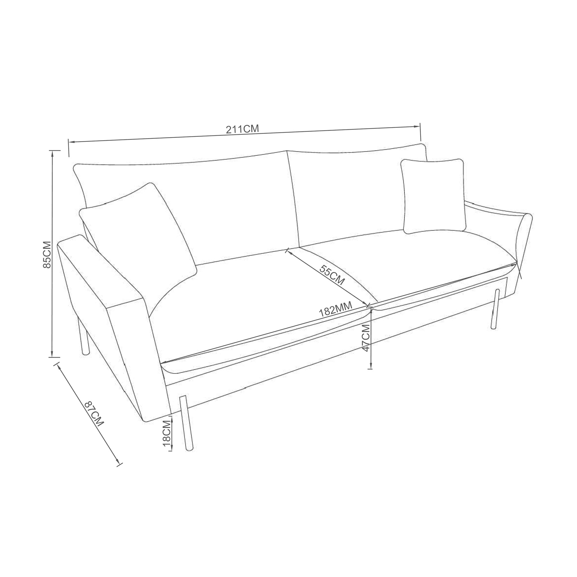 SOFA 3 CUERPOS JSS4014 HUSTON3 GRIS-4