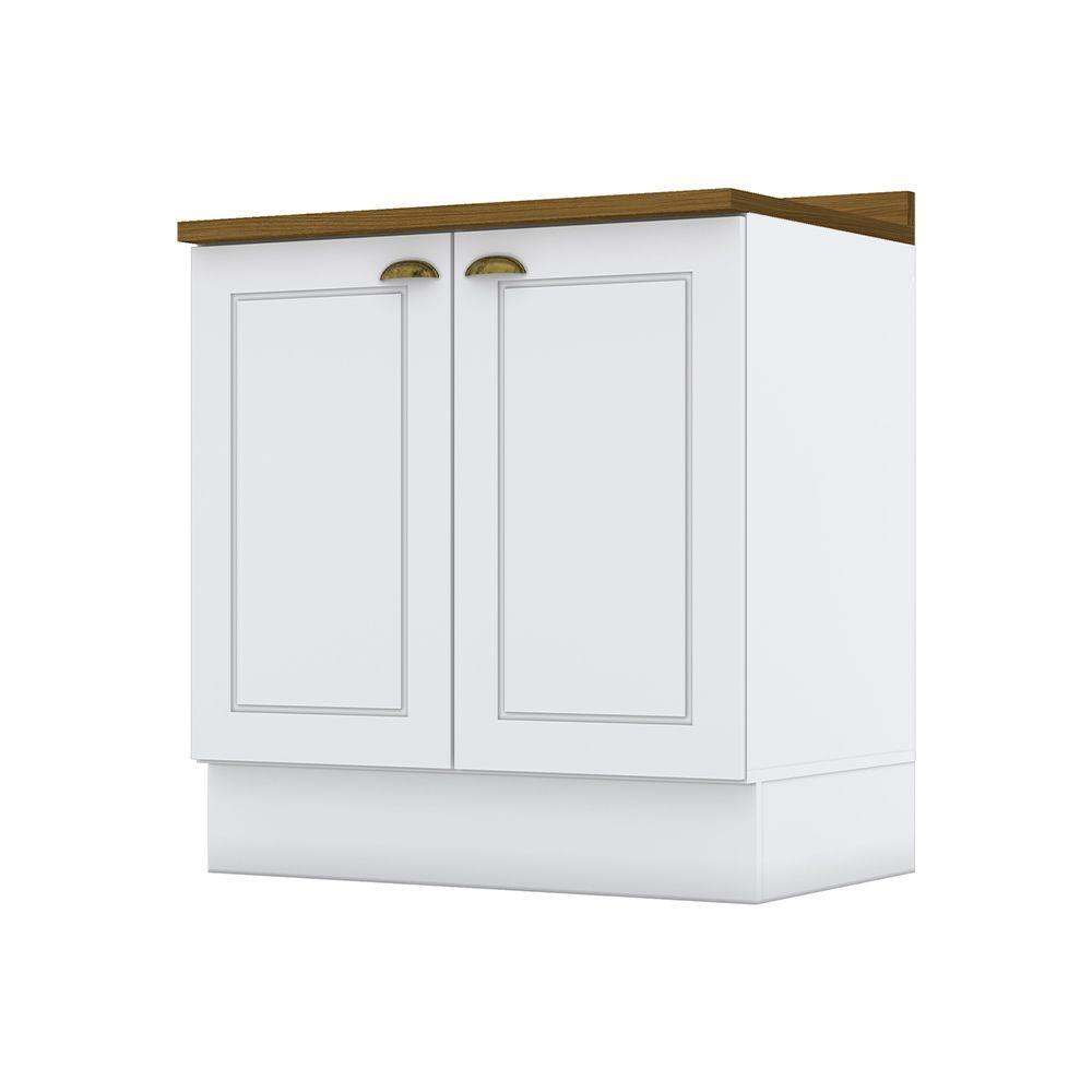 MUEBLE COCINA 2 PUERTAS CON CUBIERTA NATUE BLANCO-0