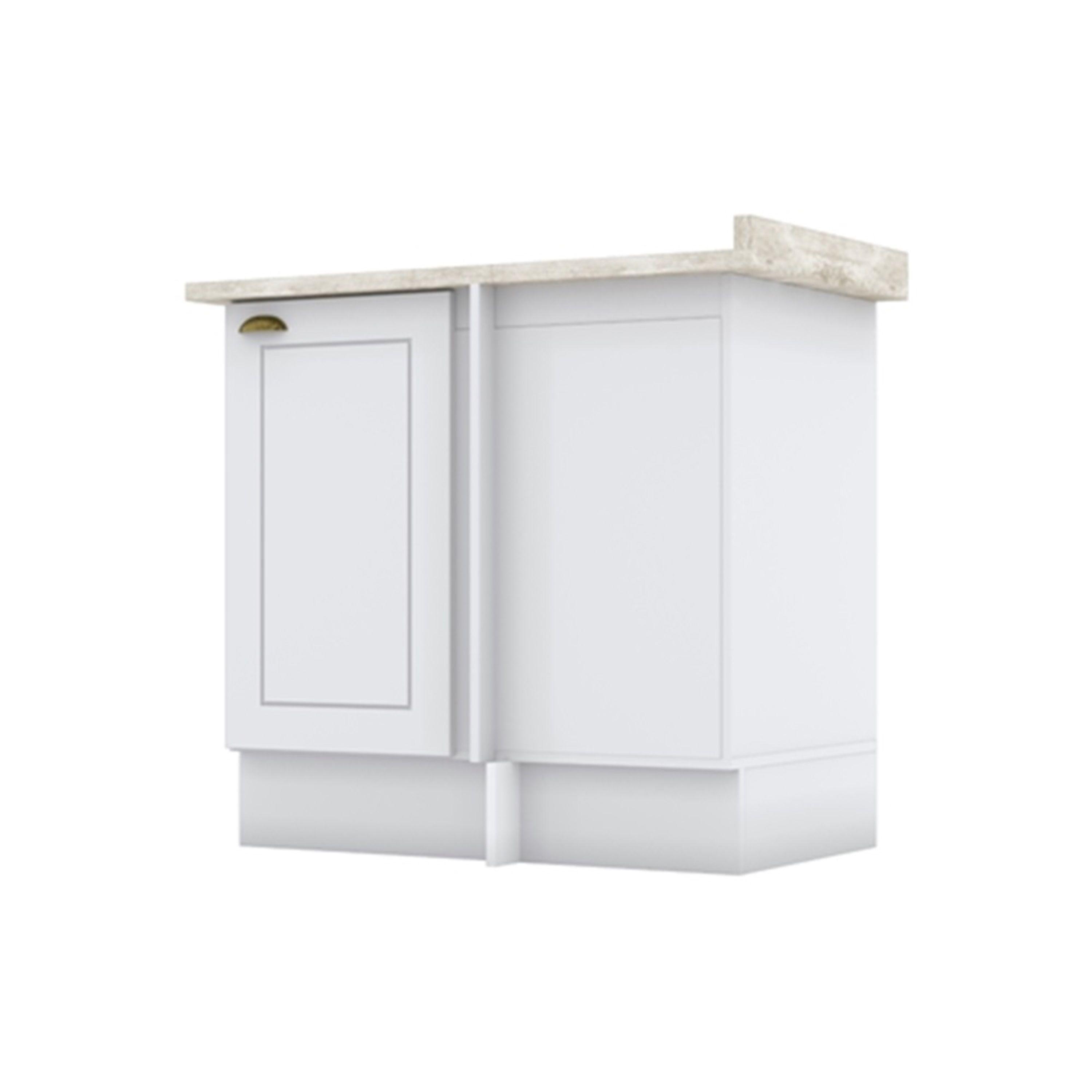 MUEBLE BASE COCINA AMERICANA 1 PUERTA BLANCO
  -0