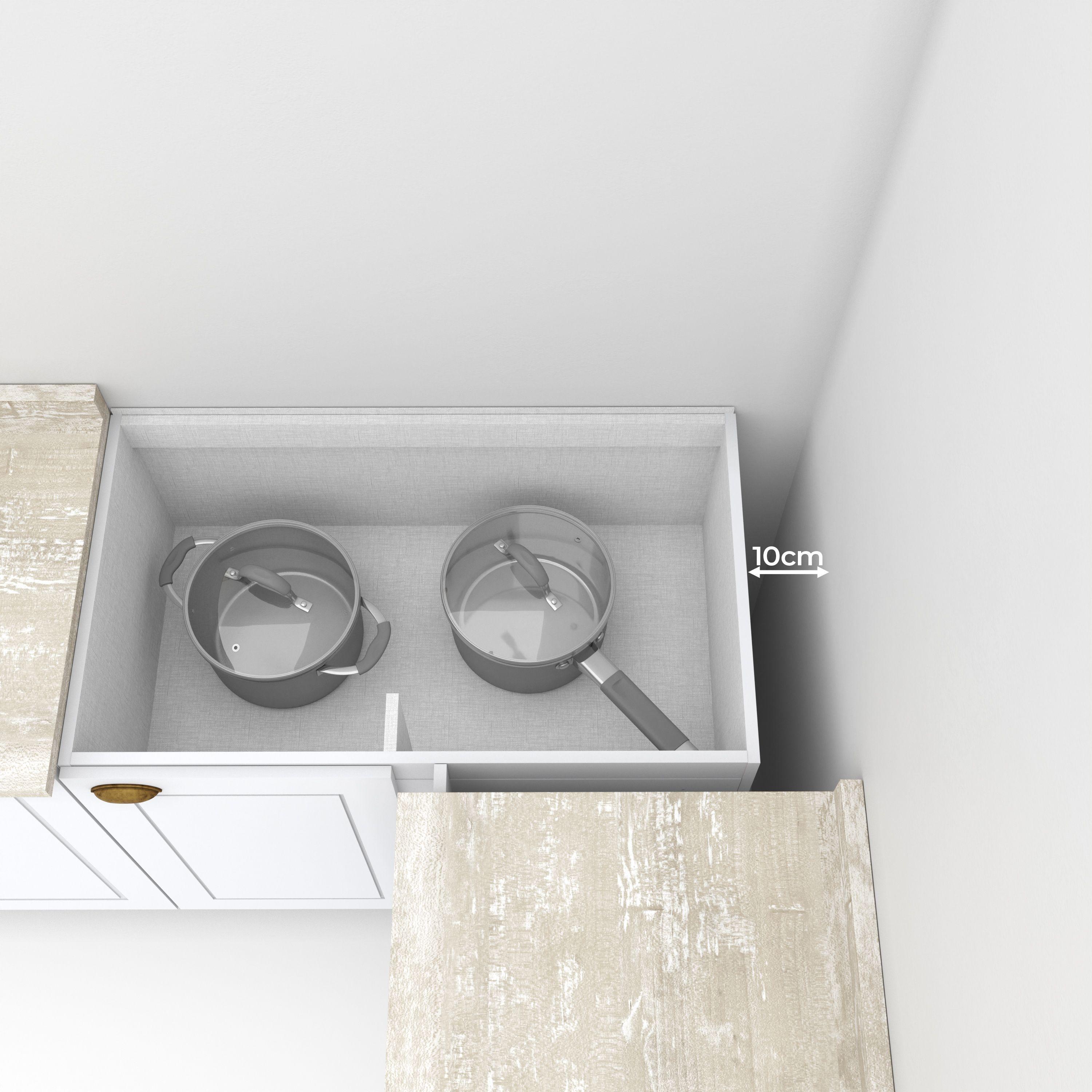 MUEBLE BASE COCINA AMERICANA 1 PUERTA BLANCO
  -6