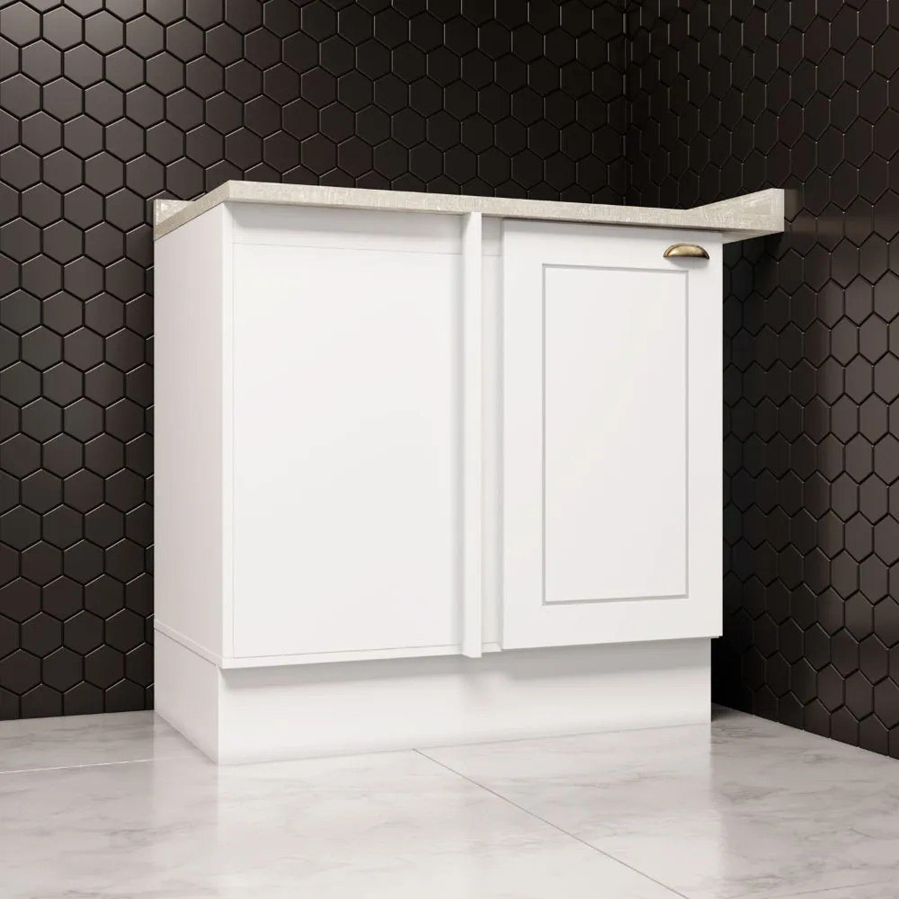 MUEBLE BASE COCINA AMERICANA 1 PUERTA BLANCO
  -7