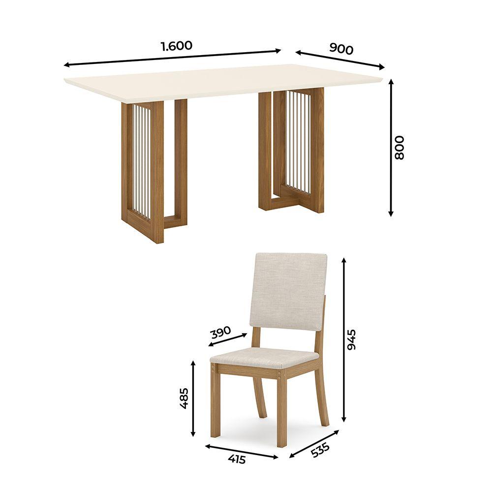 JUEGOS DE COMEDOR 6 SILLAS HOME MOBILI LEAN-4