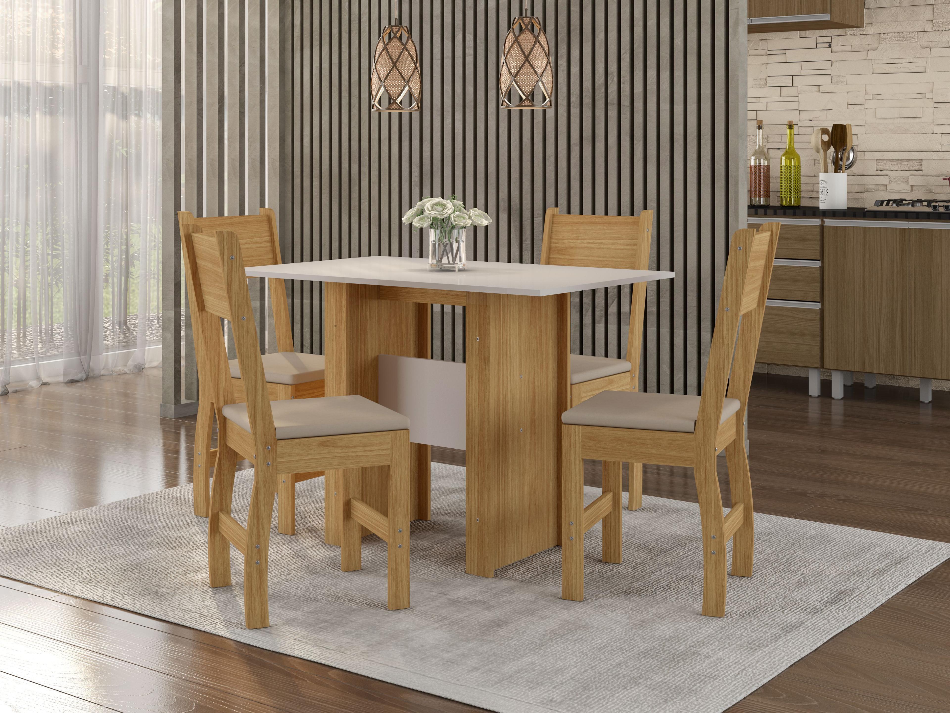 JUEGO DE COMEDOR MILAN 4 SILLAS-4