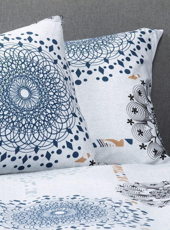 Set Con Funda De Plumón Gray Lace Súper King-3