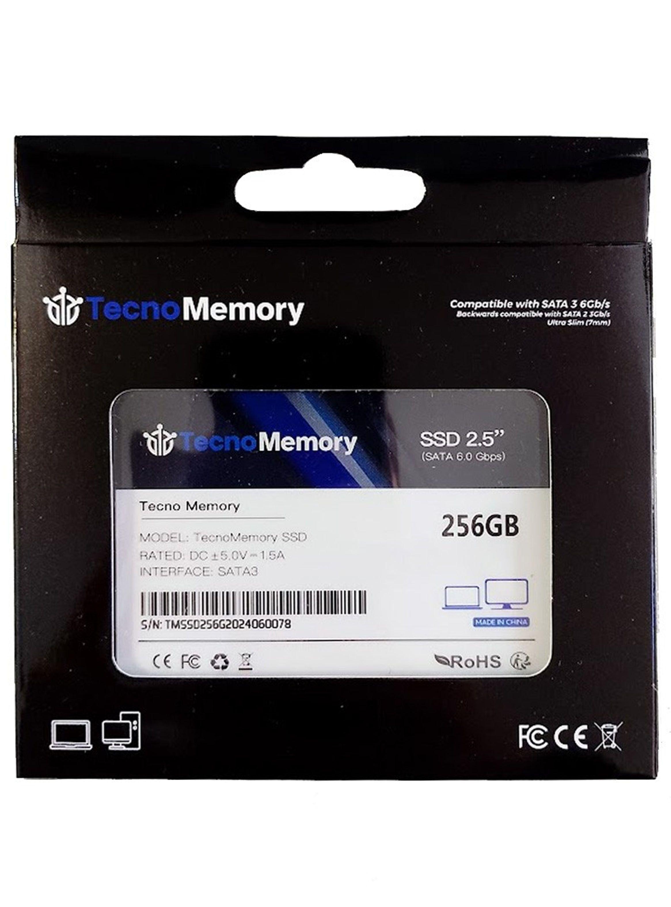 Disco solido SSD TecnoMemory 256gb W420/R520 MB/s-3