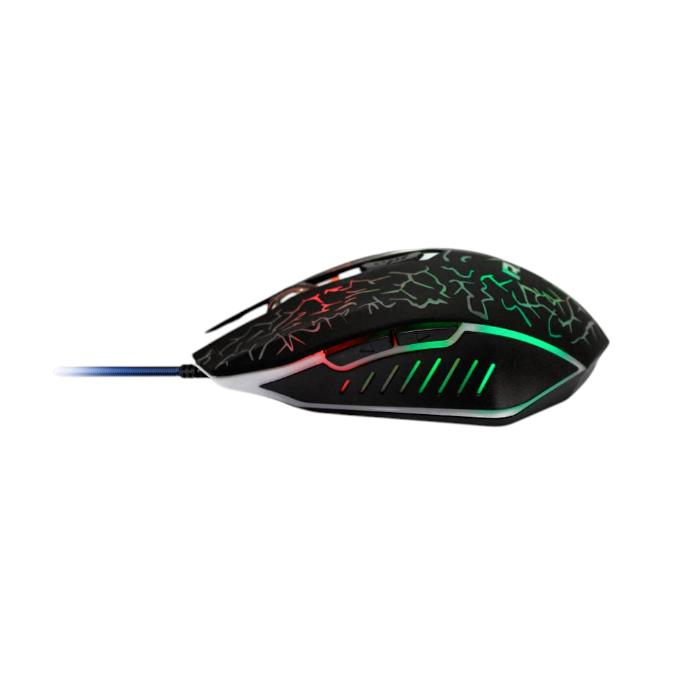 Mouse Gamer USB G-518 3200 DPI 8 Botones LED Ergonomico-2