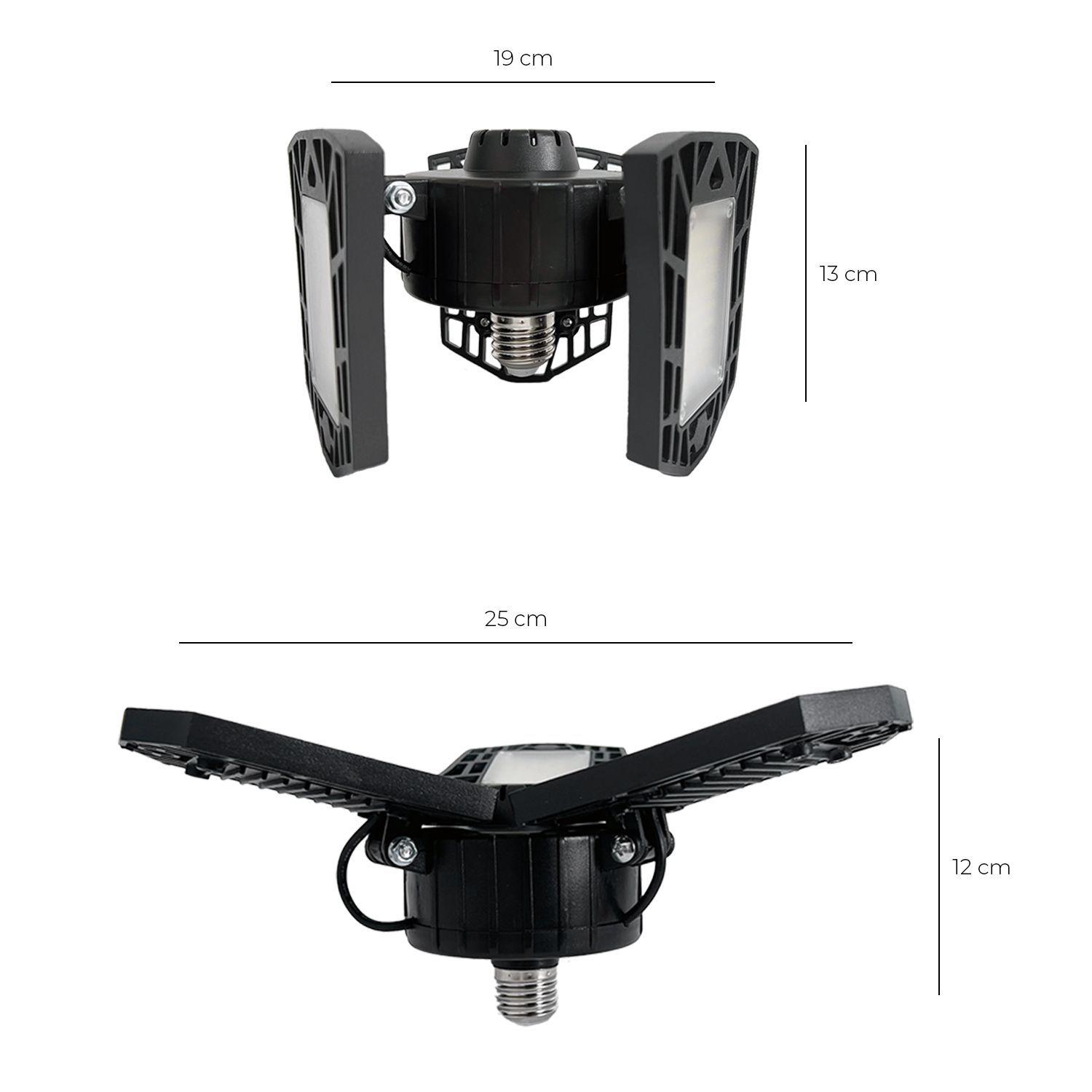 Ampolleta Industrial Helice Triple Foco 60w E-27 Luz Fría-3