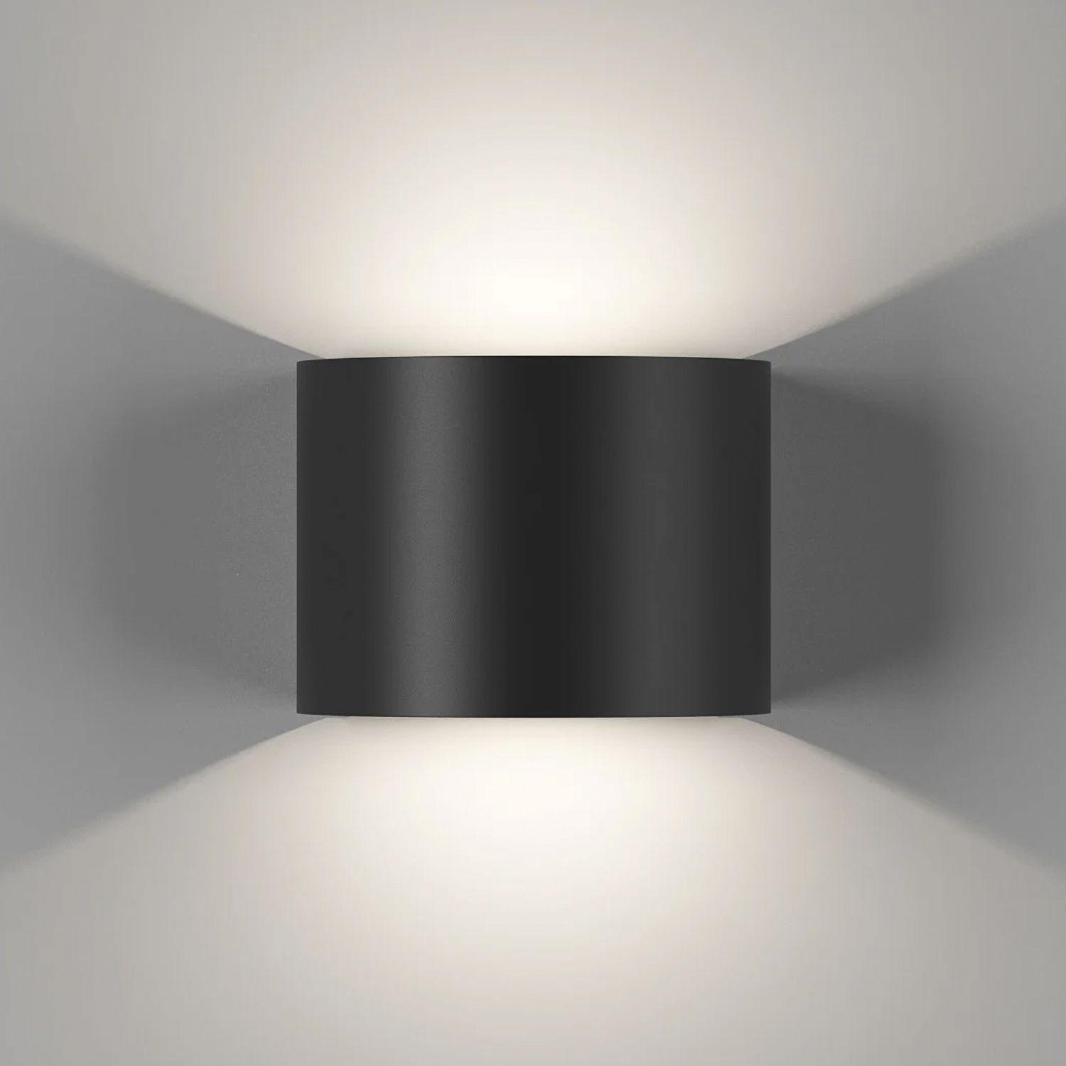 Apliqué LED Decorativo Para Pared 6W Negro-2
