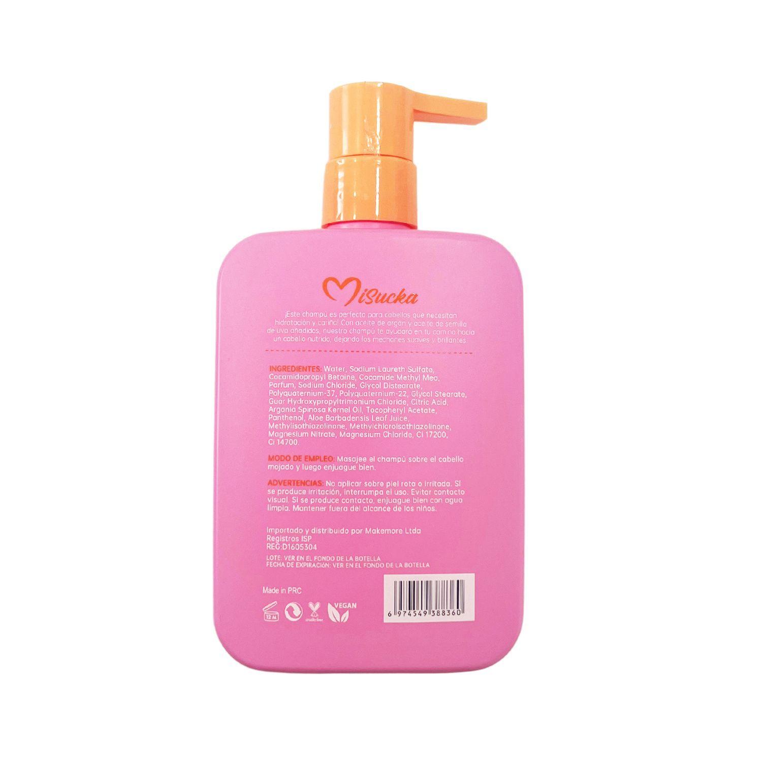 Shampoo Vegano Hidratante y Reparador Aceite de Argán Misucka-1