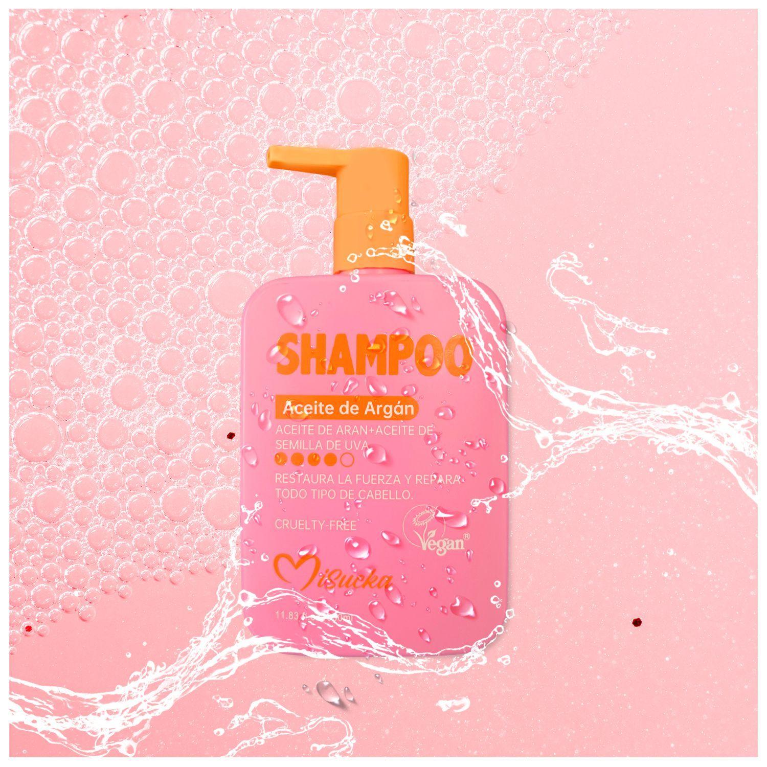 Shampoo Vegano Hidratante y Reparador Aceite de Argán Misucka-3