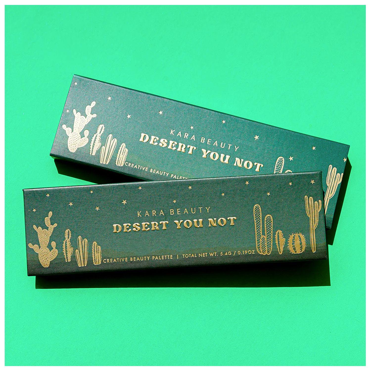 Set Labial, Sombras y Delineador “Hitting the Outdoors”Desert You Not -  Kara Beauty-6