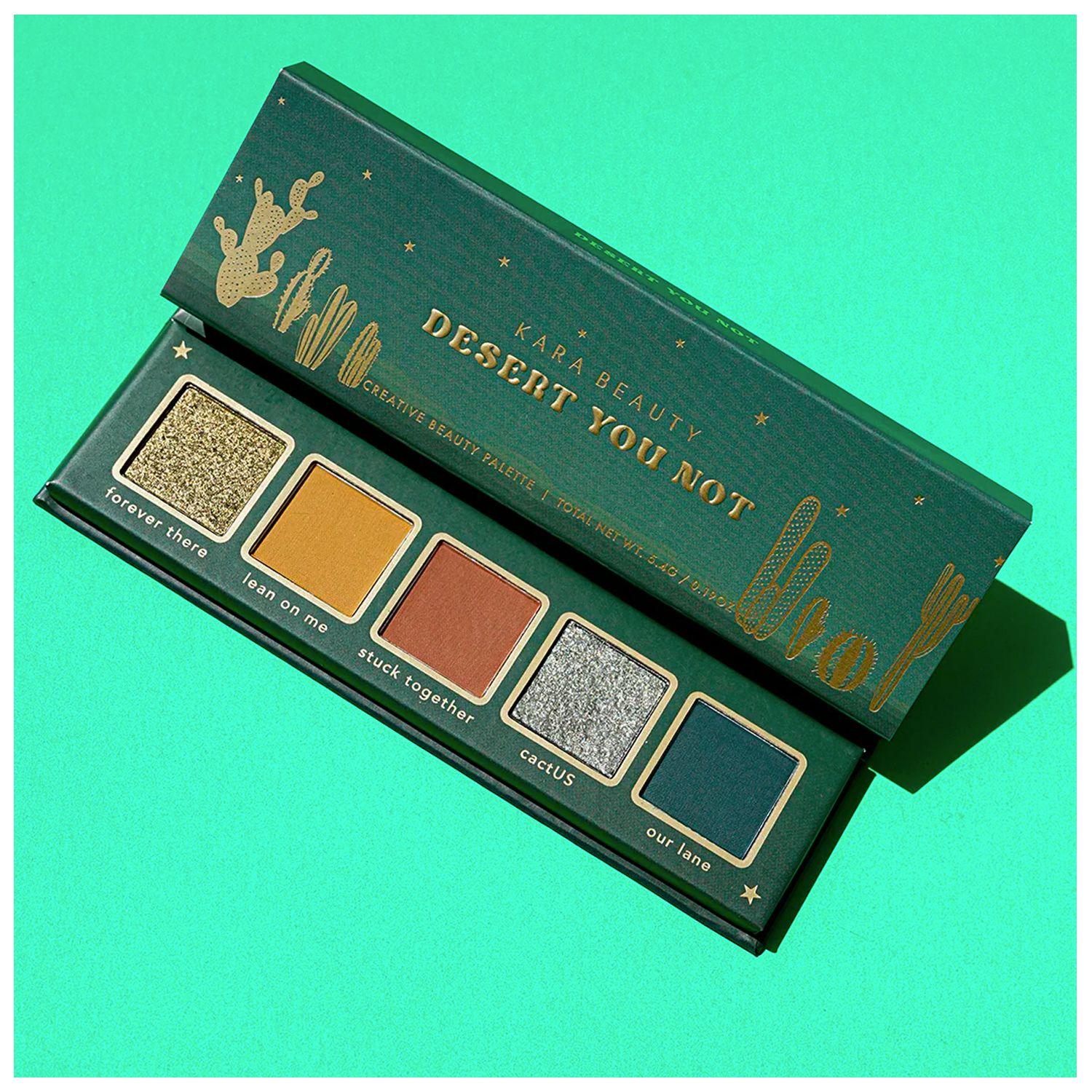 Set Labial, Sombras y Delineador “Hitting the Outdoors”Desert You Not -  Kara Beauty-7
