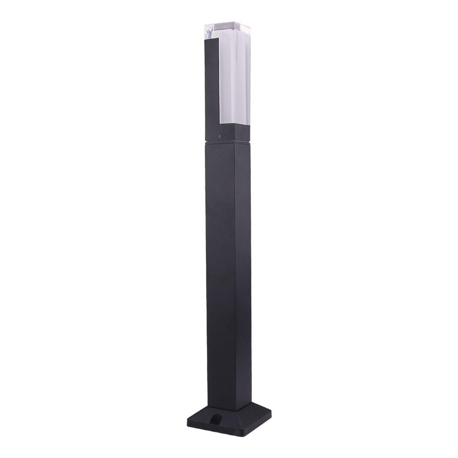 Apliqué Piso LED Poste Exterior 80cm Negro 7W Cáli-2