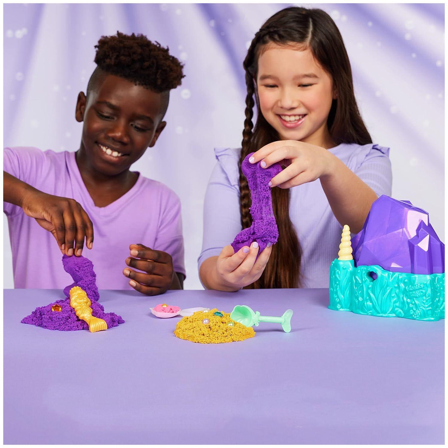 Set De Juego Arena "Escenario de Cristal Sirena" - Kinetic Sand-2