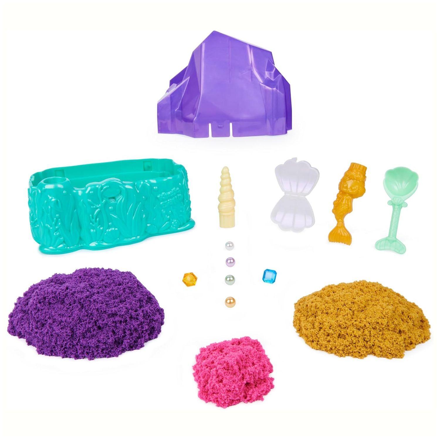 Set De Juego Arena "Escenario de Cristal Sirena" - Kinetic Sand-4