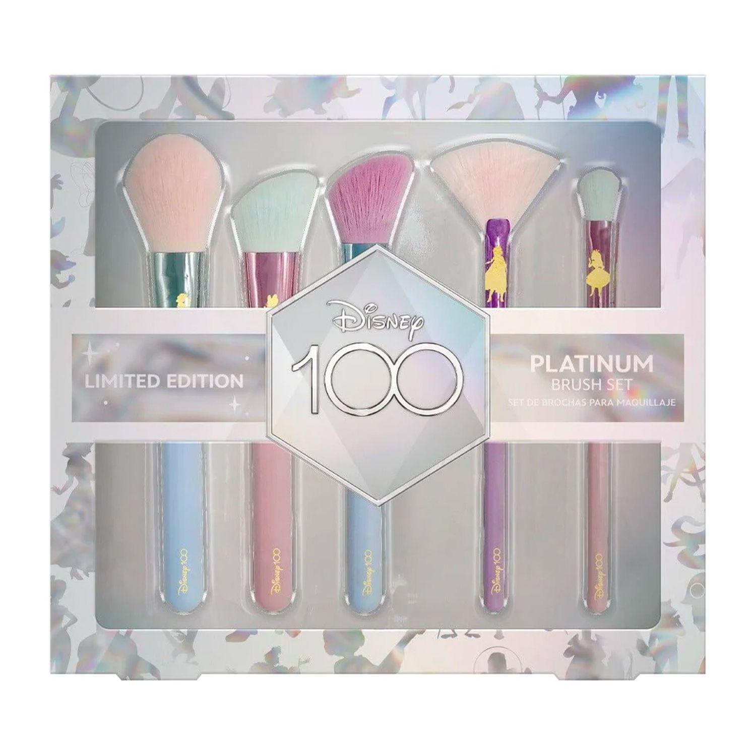Set de 5 Brochas Platinum Edición 100 años Disney-1