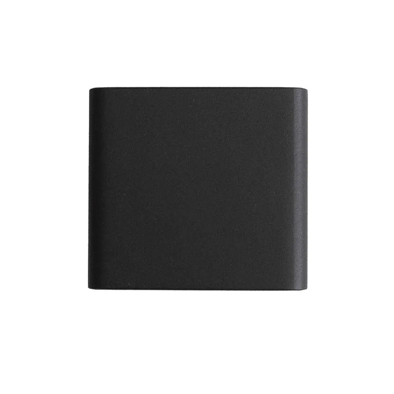 Apliqué LED de Pared Cuadrado 3W Cálido Negro-2