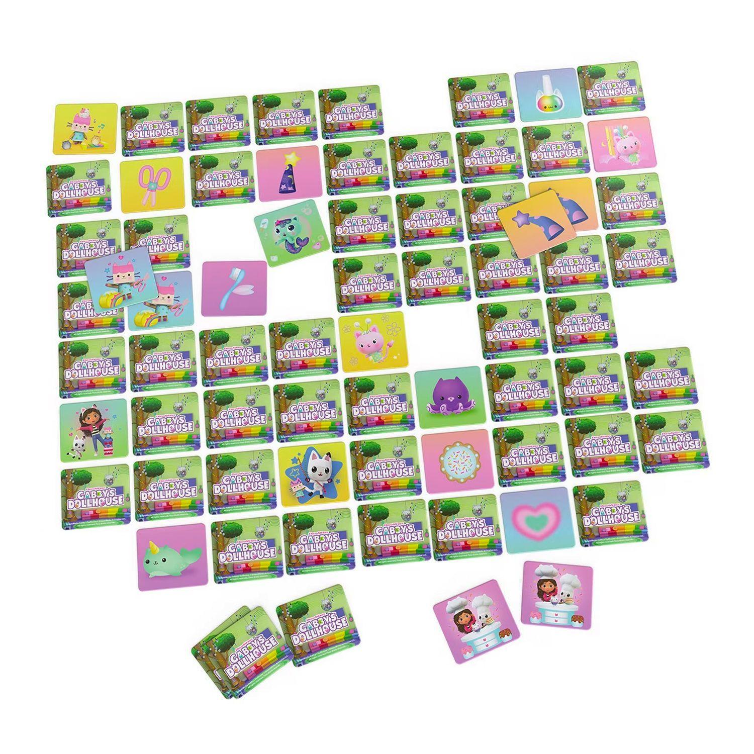 Juego de memoria  72 cartas- Gabby's Dollhouse-3