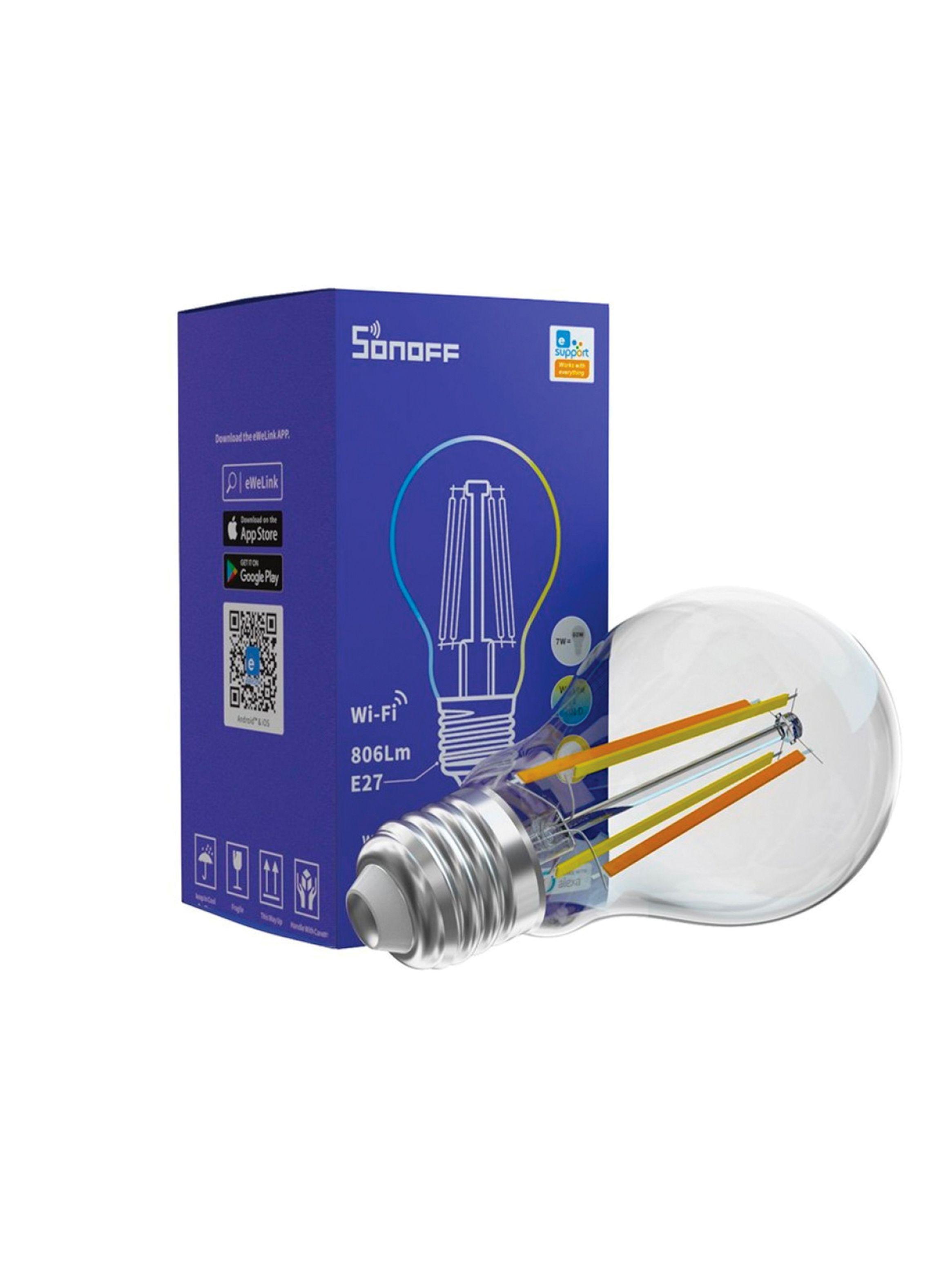 Pack 3 Ampolletas Smart LED Filamento B02 F-A60 Sonoff-3