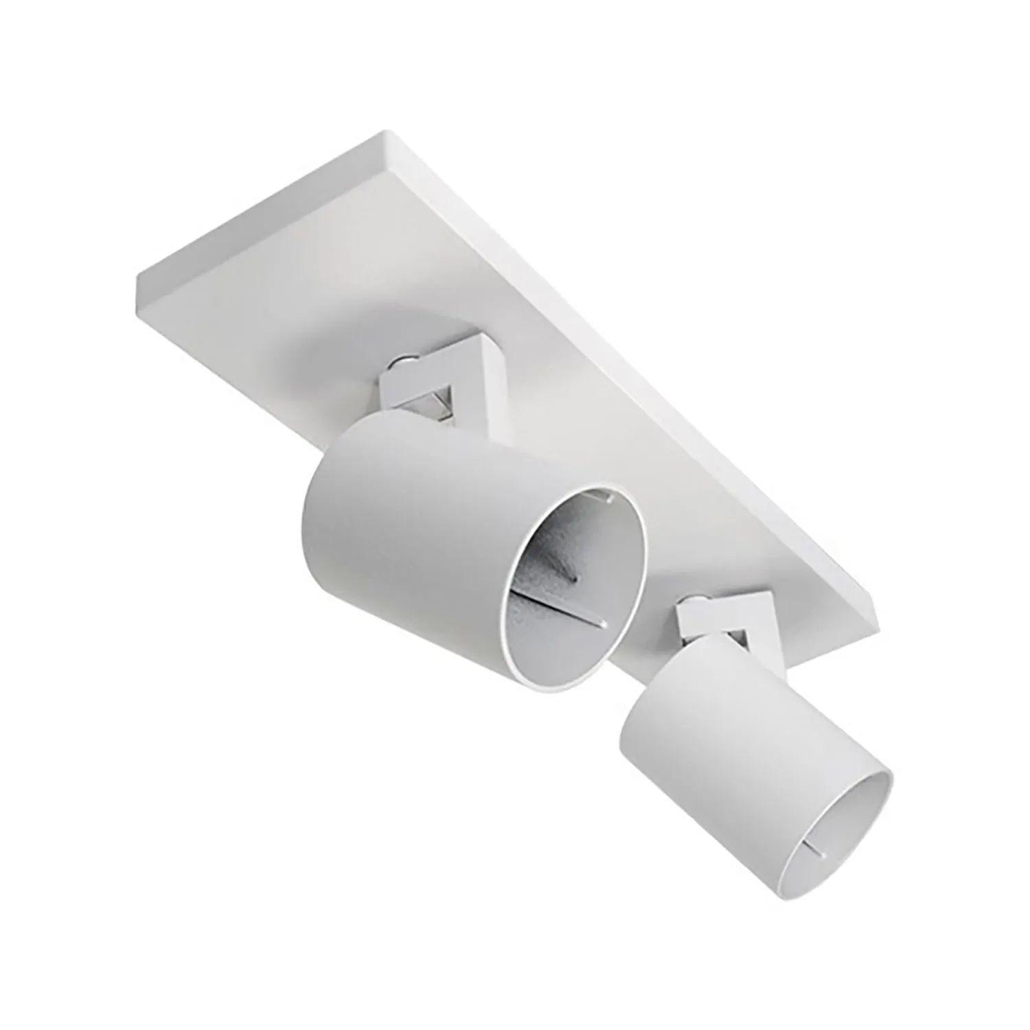 Foco Spot LED "Track Light" 2xGU10 Blanco Incluye Ampolleta Cálida-7