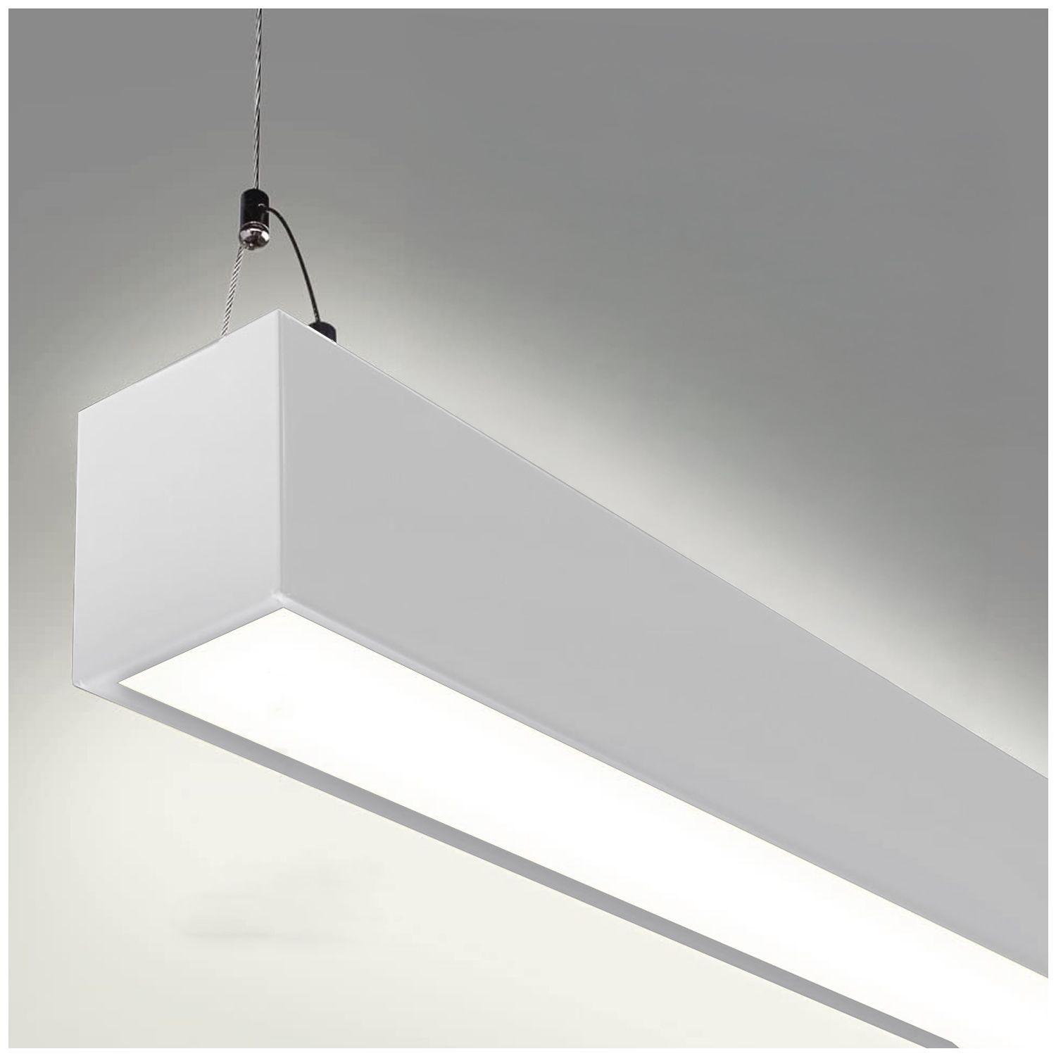 Luminaria Lineal ECO 24W Colgante Blanco 120 cm - Neutro-4