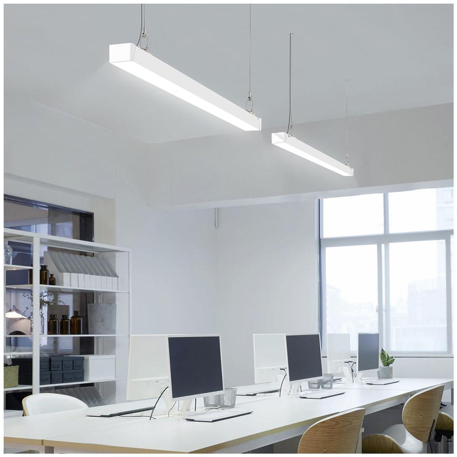 Luminaria Lineal ECO 24W Colgante Blanco 120 cm - Neutro-5