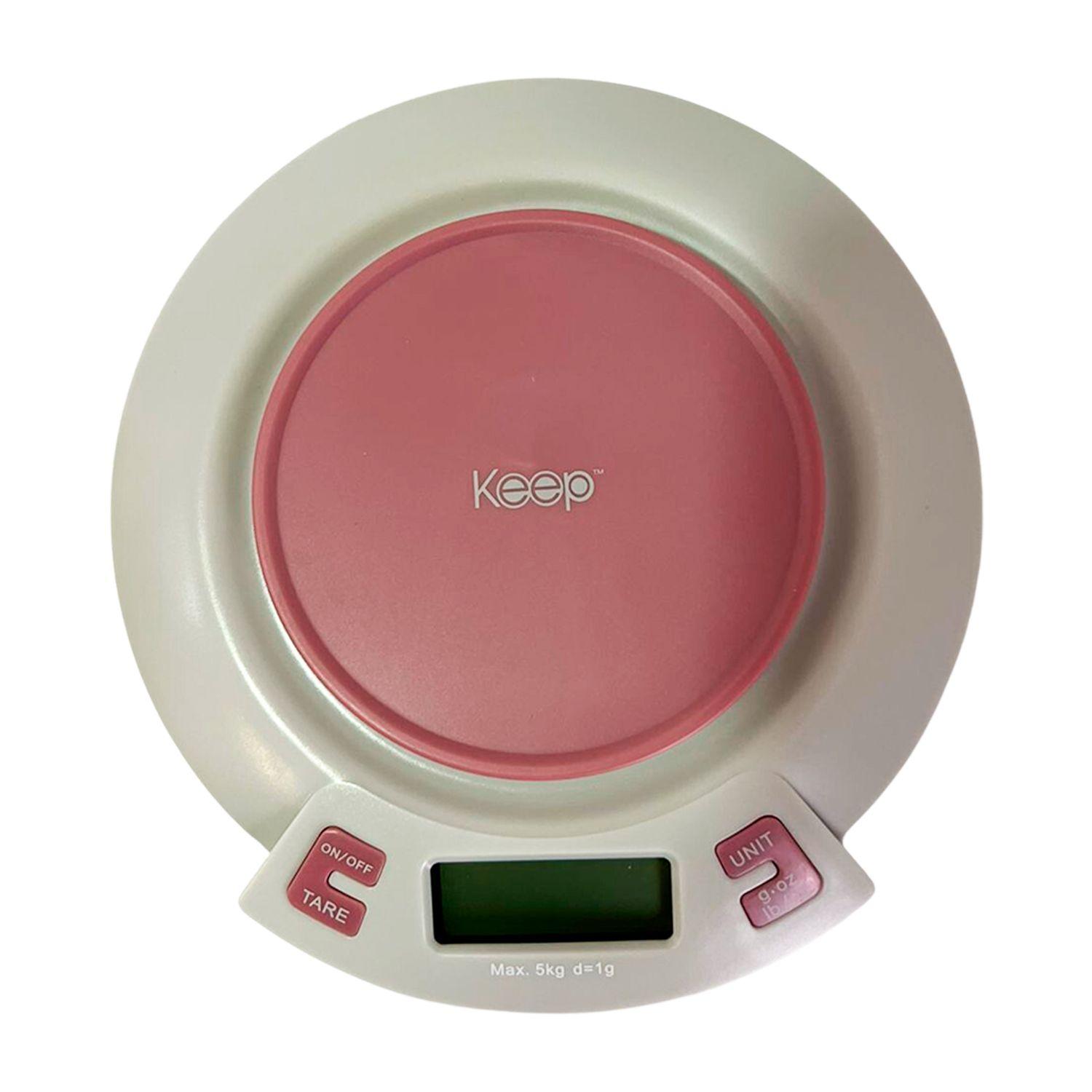 Balanza Electrónica de Cocina Rosada - Keep-5